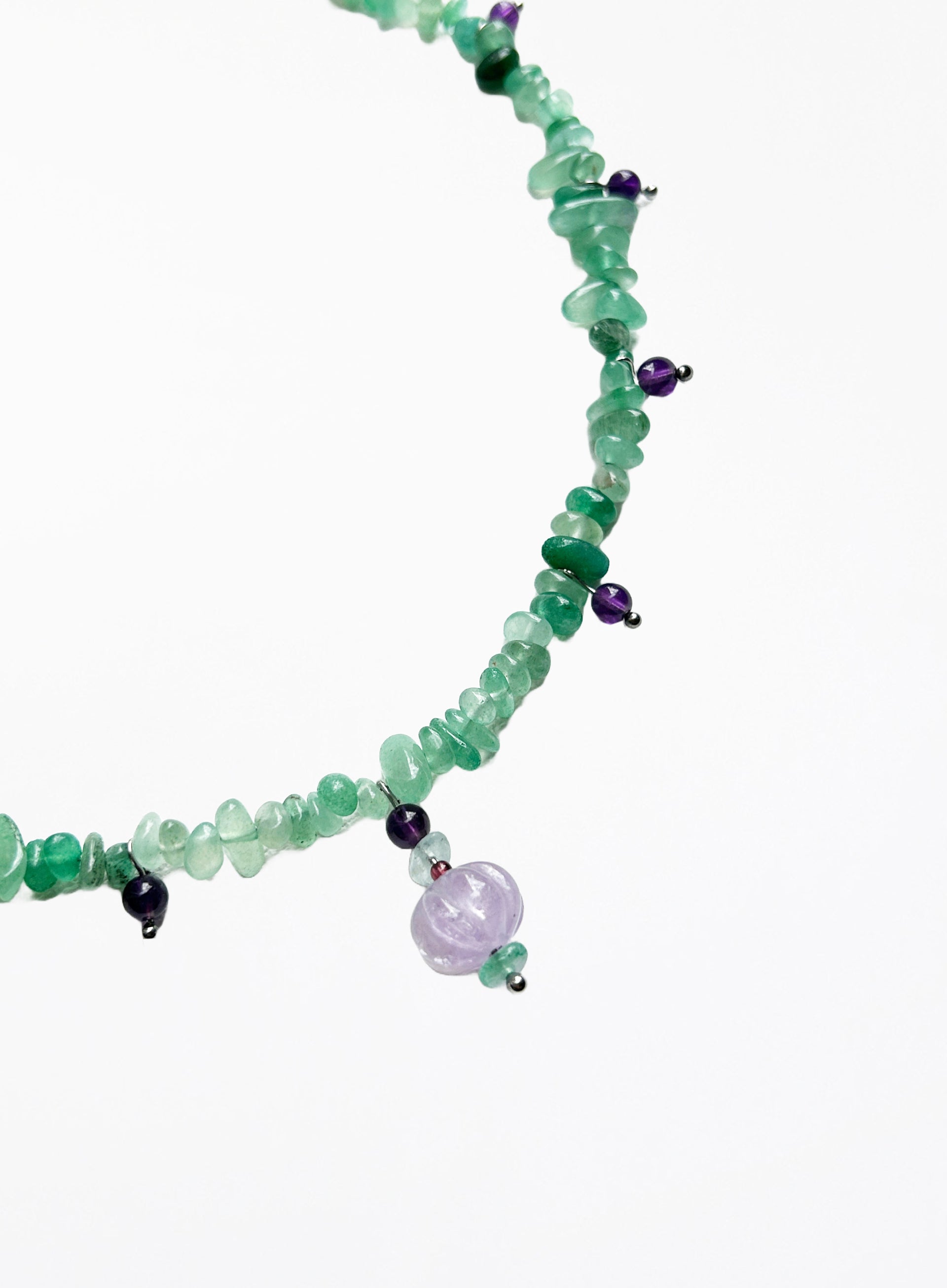 Blaine Aventurine Charm Necklace