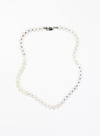 white jade natural stones necklace