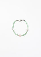 rose quartz pearl bracelet 