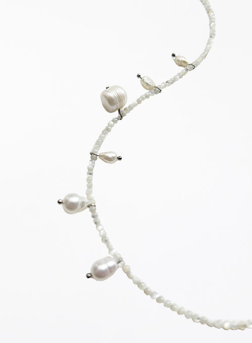 Kinsell Cultured Pearl Shell Necklace