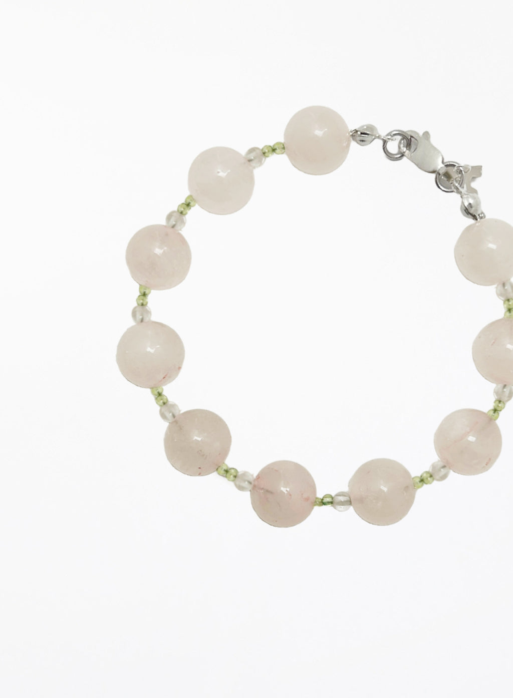 Meidine Rose Quartz Green Peridot Bracelet
