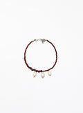 Deray Garnet Pearl Bracelet
