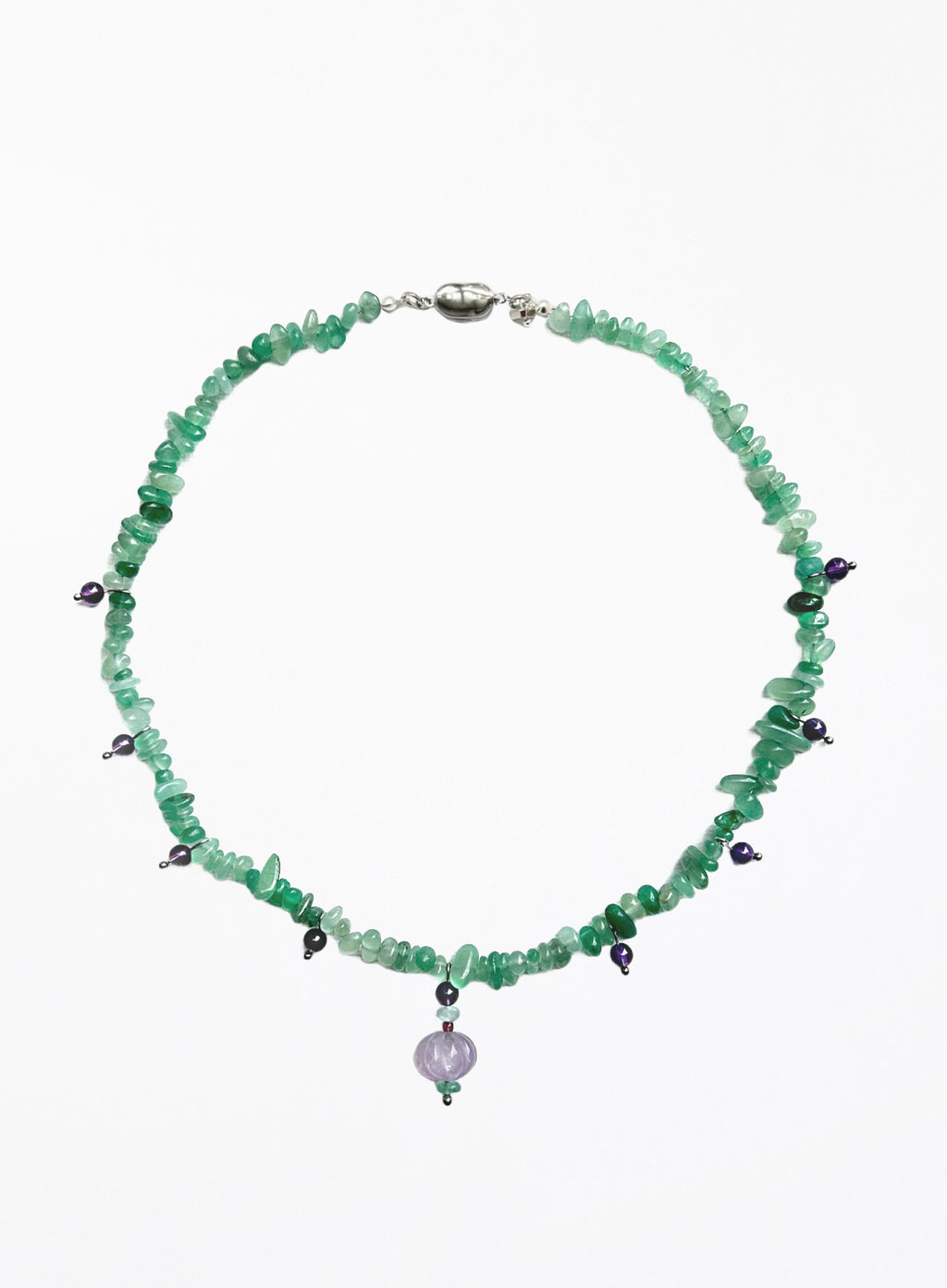 Blaine Aventurine Charm Necklace