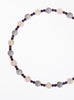 rose quartz amethyst chalcedony collar necklace with stainless steel clasp