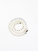white jade natural stones necklace
