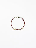 garnet pearl bracelet