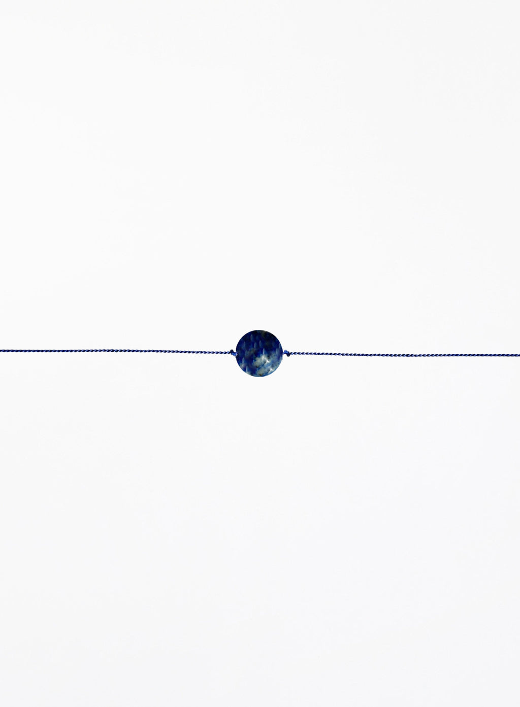 sodalite silk cord bracelet