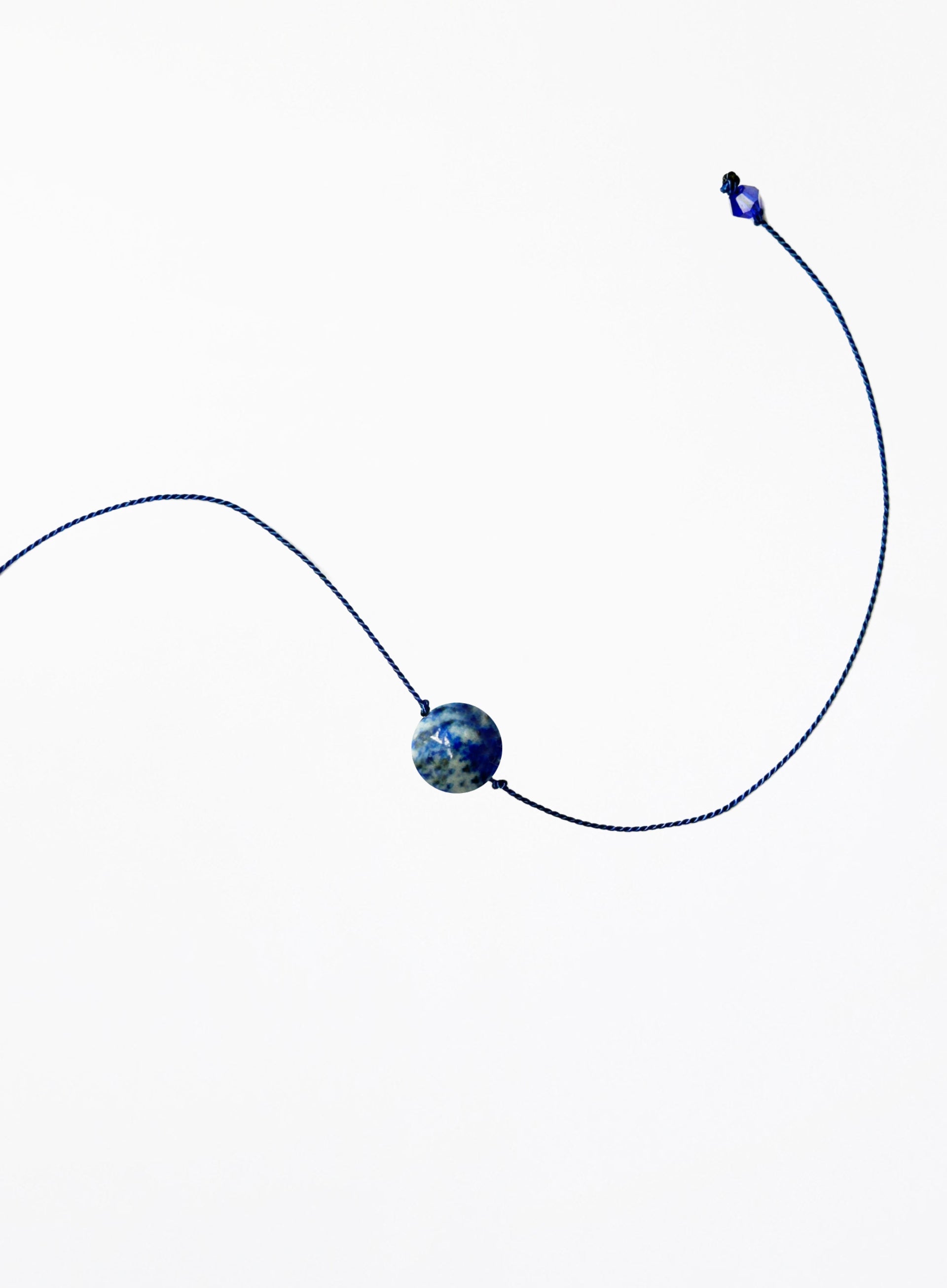 sodalite silk cord bracelet