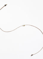 Bey Petite Pearl Petal Silk Cord Bracelet