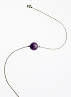 amethyst silk cord bracelet