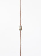 pearl pink silk cord bracelet