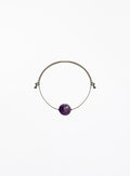 amethyst silk cord bracelet