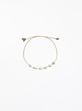 Pearl bracelet on a white background