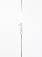 white jade silk cord bracelet