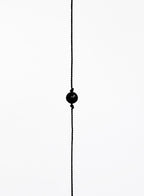 onyx silk cord bracelet