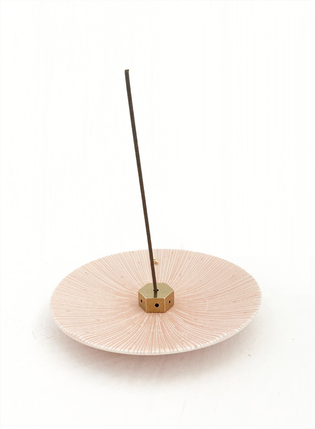 Pink Ceramic Incense Holder 