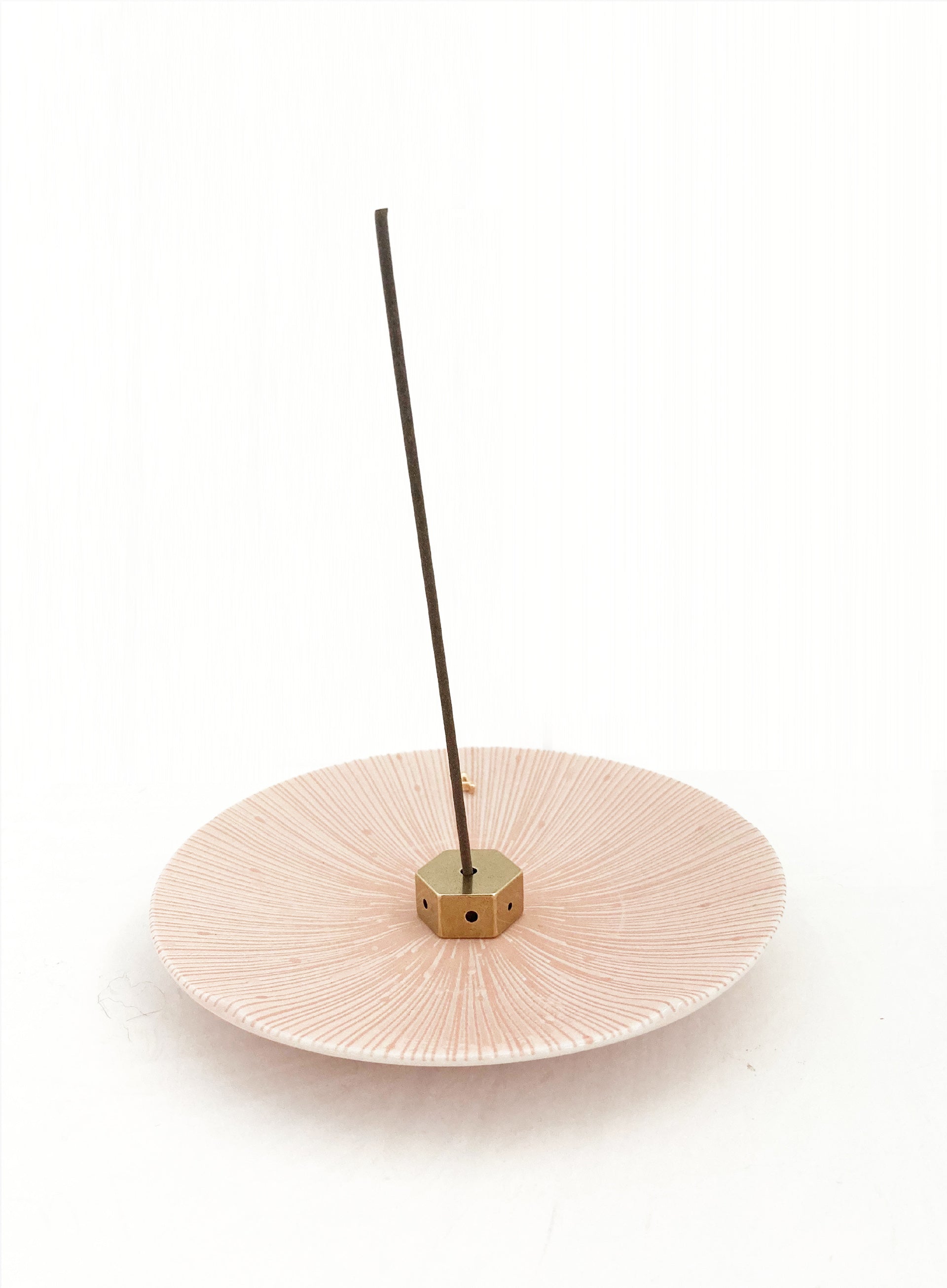 Pink Ceramic Incense Holder 