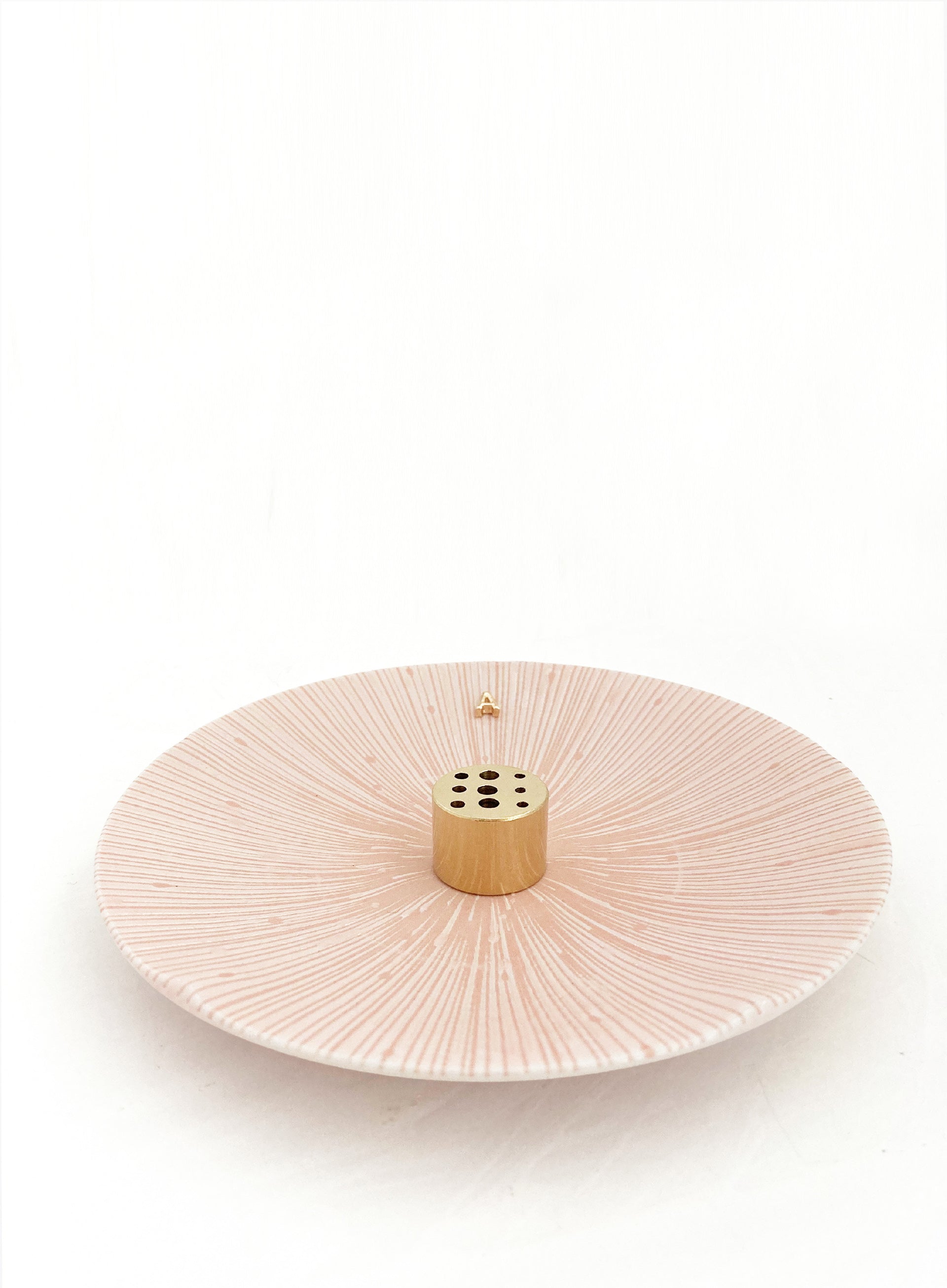 Pink Ceramic Incense Holder 