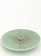 Tilly Ceramic Incense Holder - Sage Silver