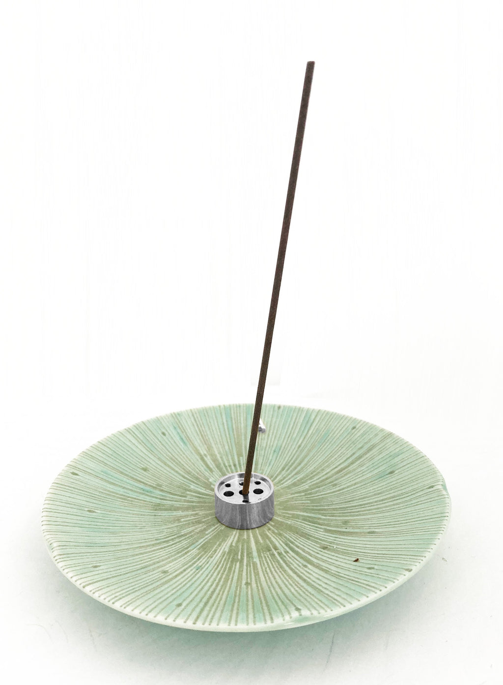 Tilly Ceramic Incense Holder - Sage Silver