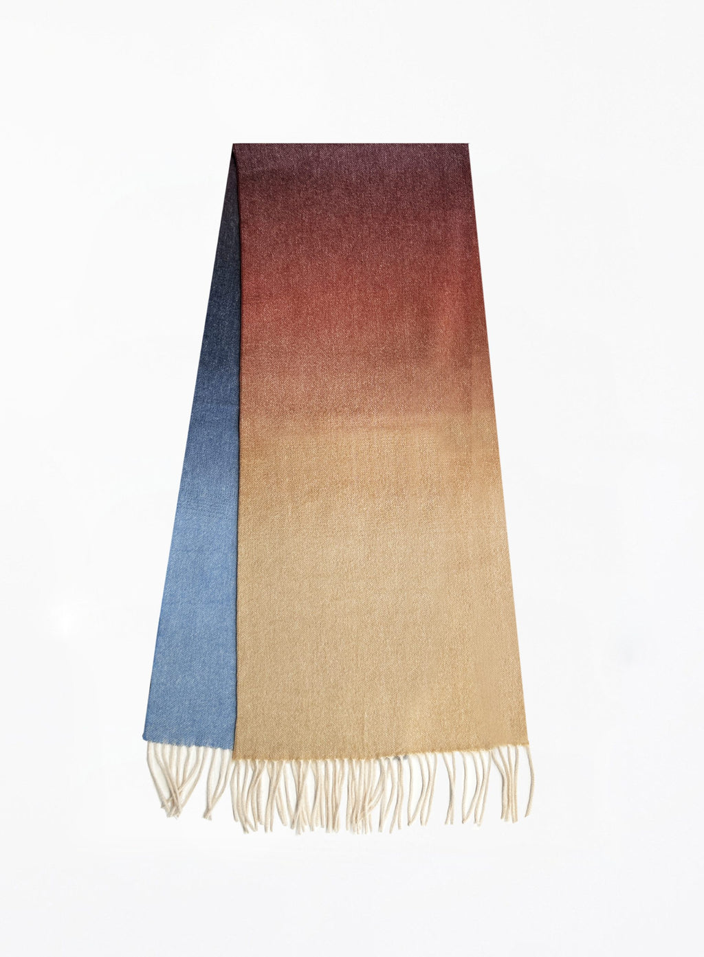 ombre wool scarf