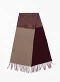 Hurley Houndstooth Scarf - Bordeaux
