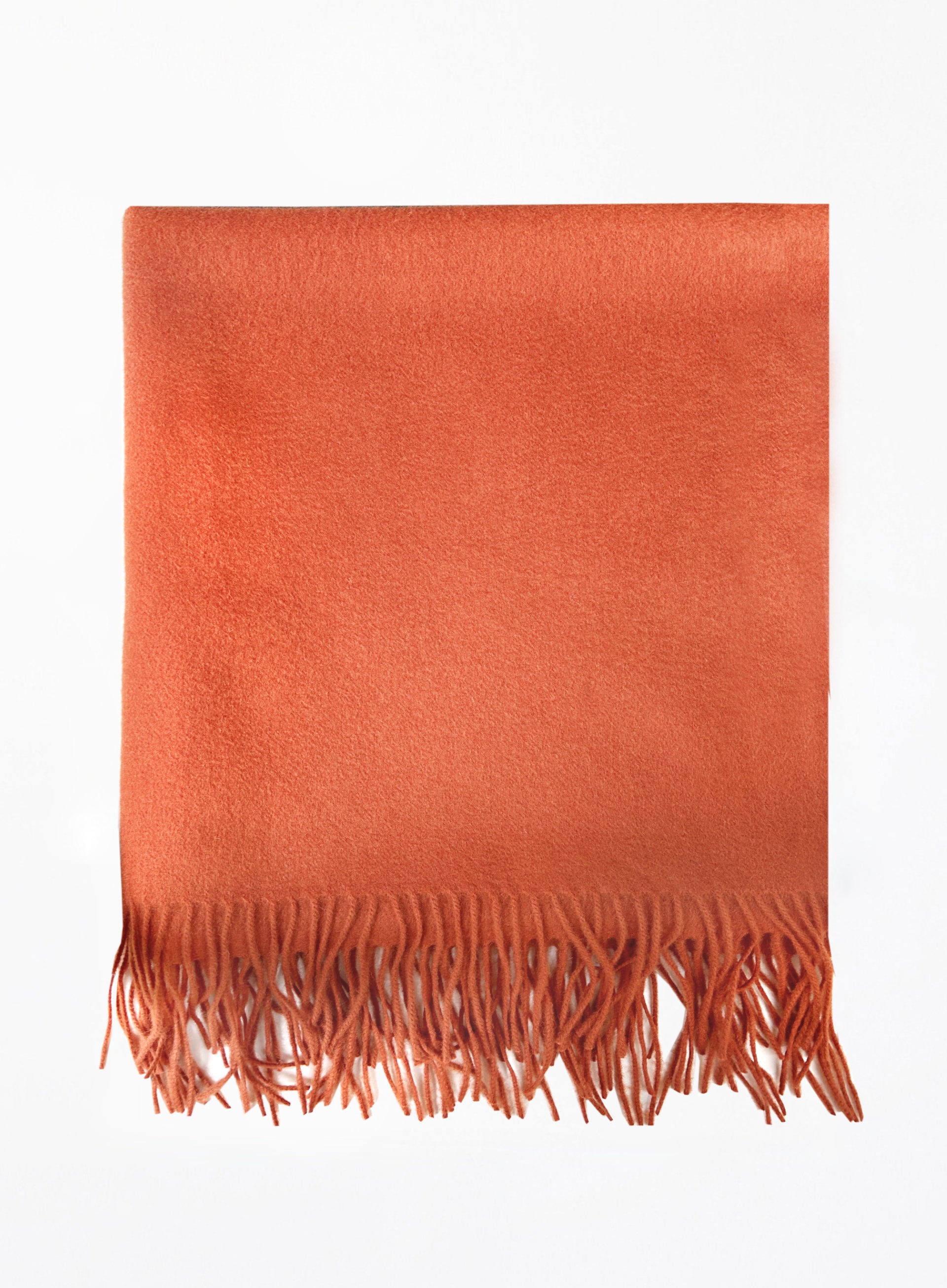 Orange Wool Scarf