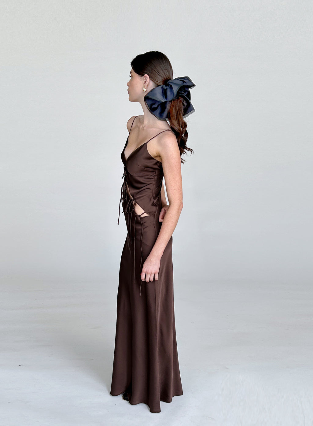 Navy Oversized Scrunchie