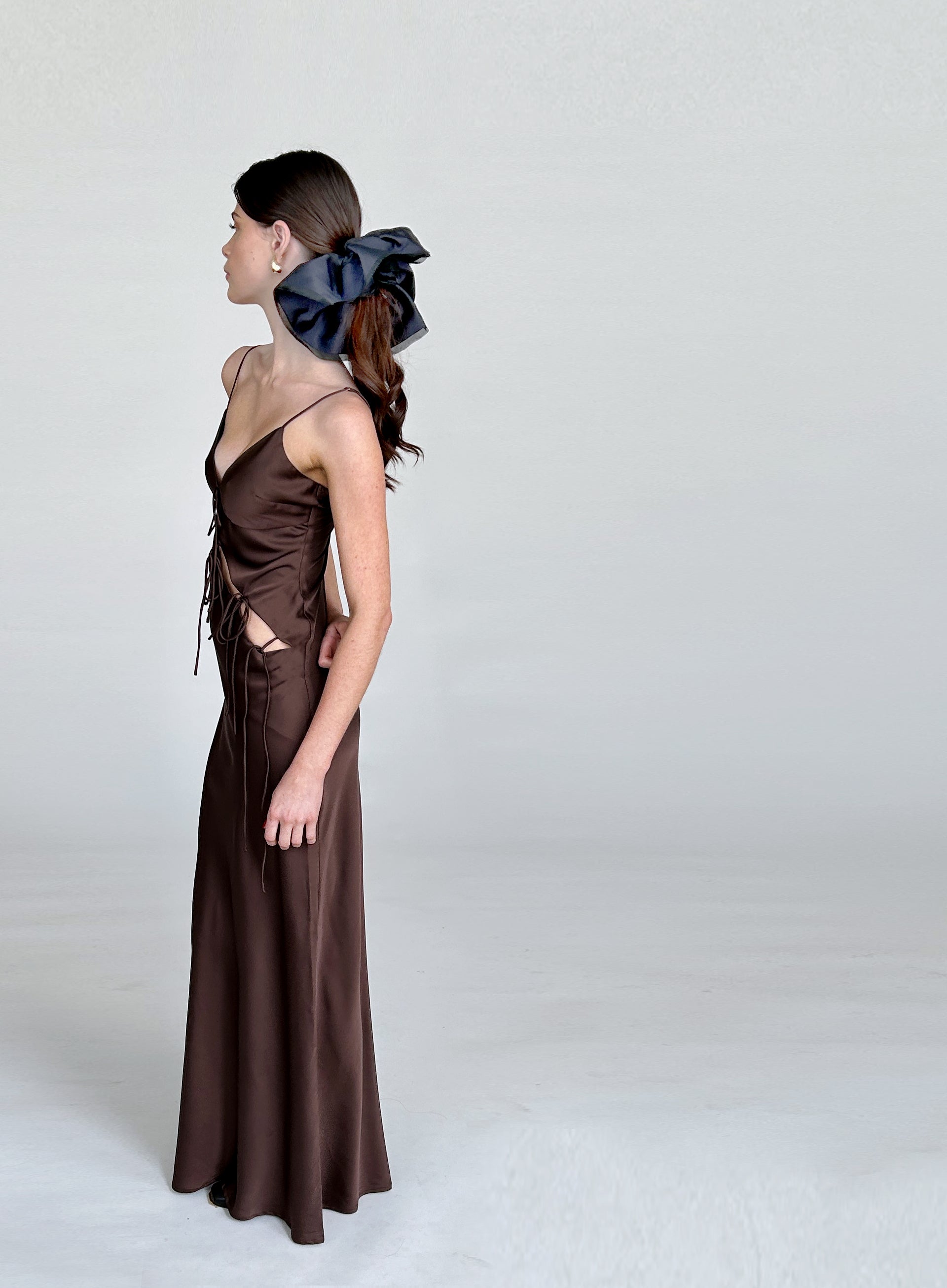 Navy Oversized Scrunchie