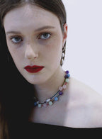 natural stones beaded necklace