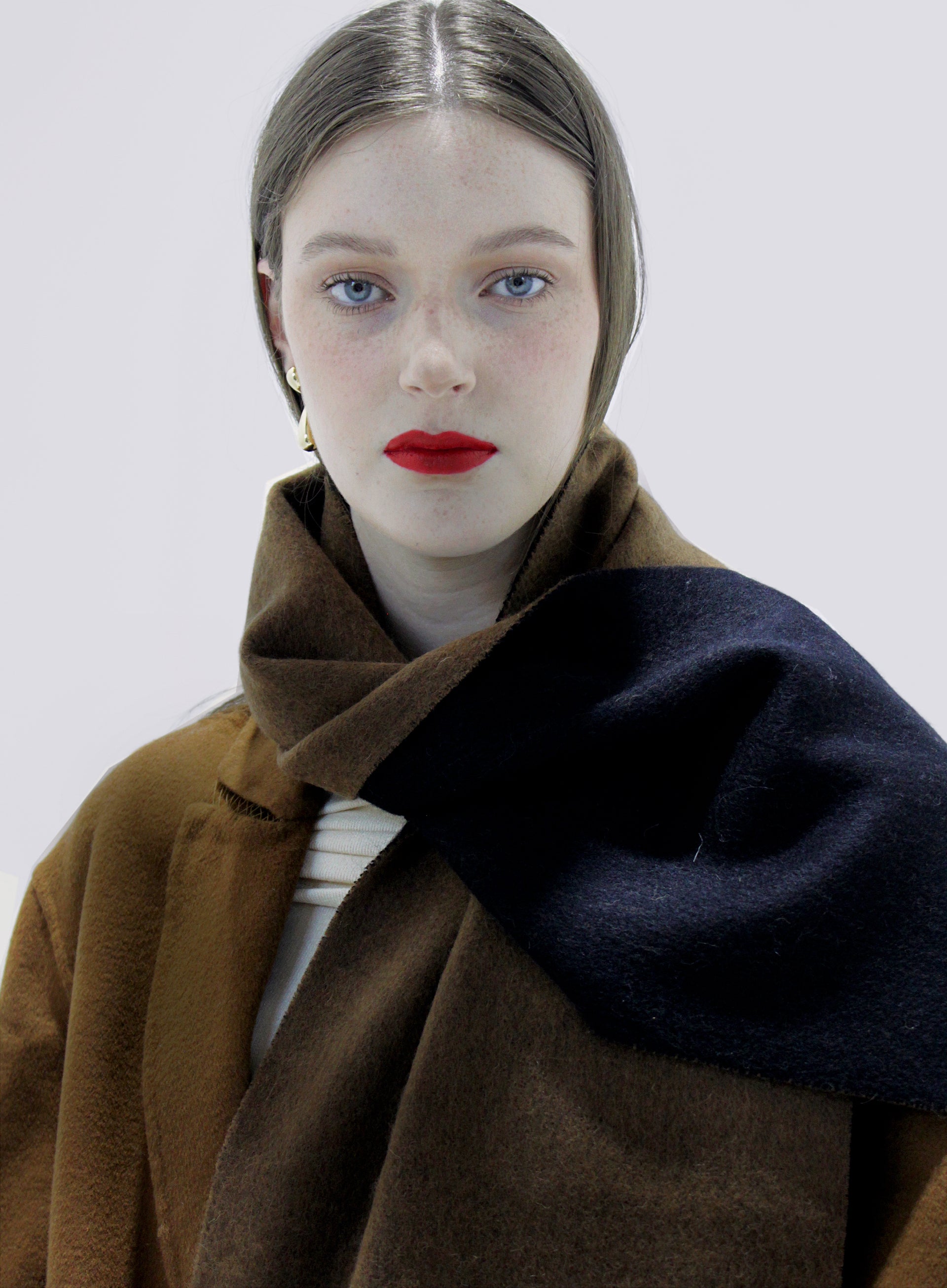 double face wool scarf