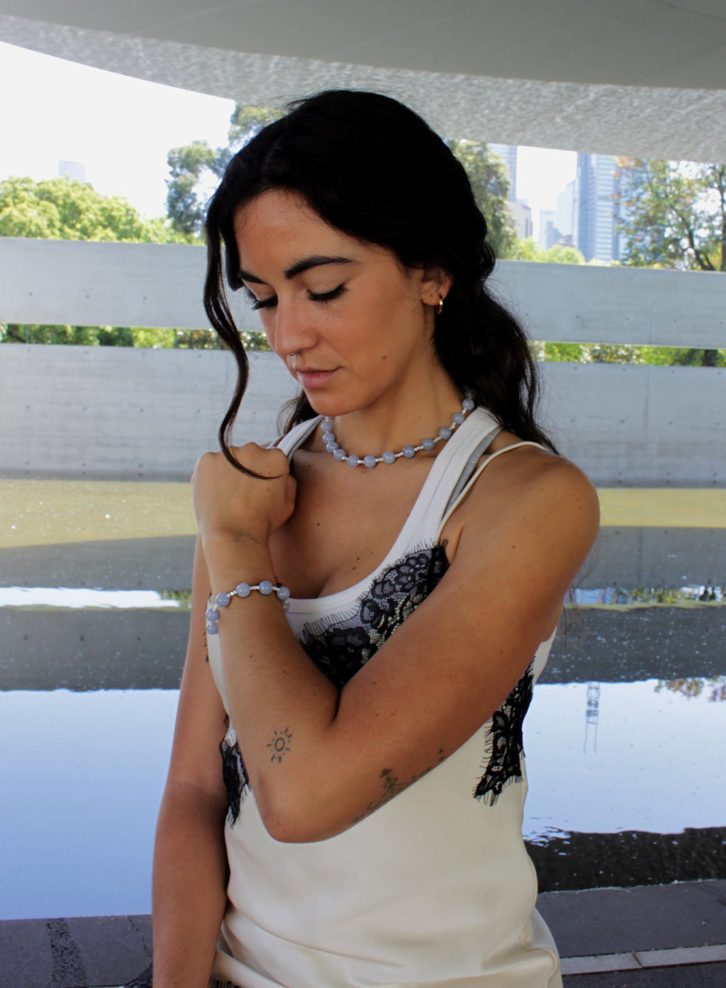 Huey Stone Shell Bracelet