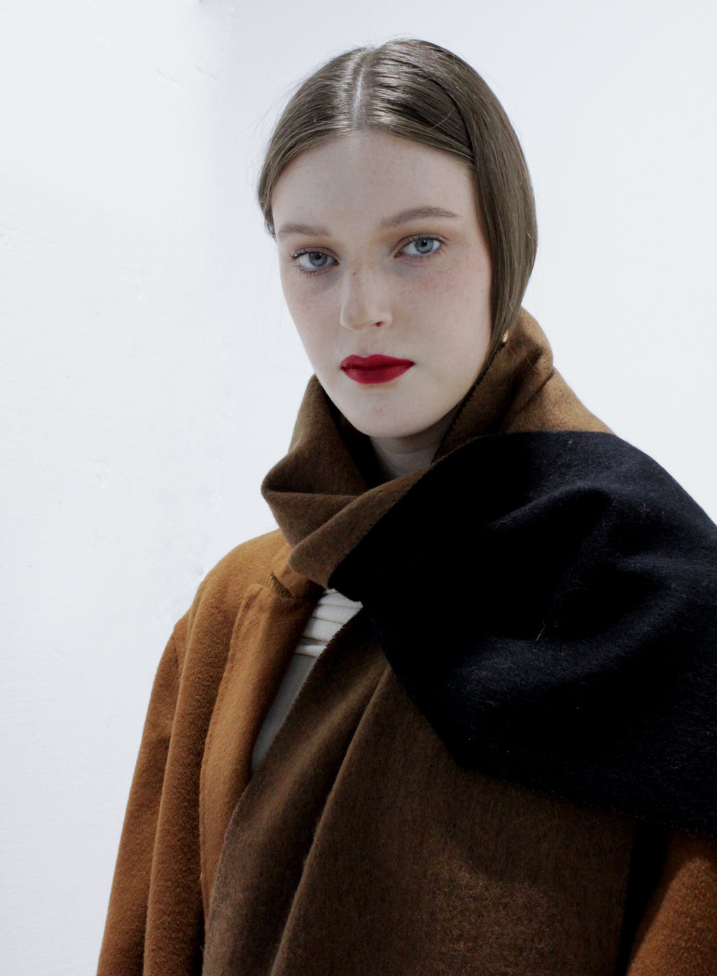 double face wool scarf