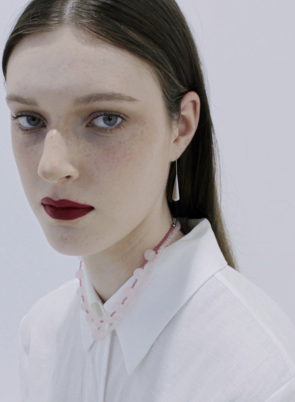 silver tear drop earrings