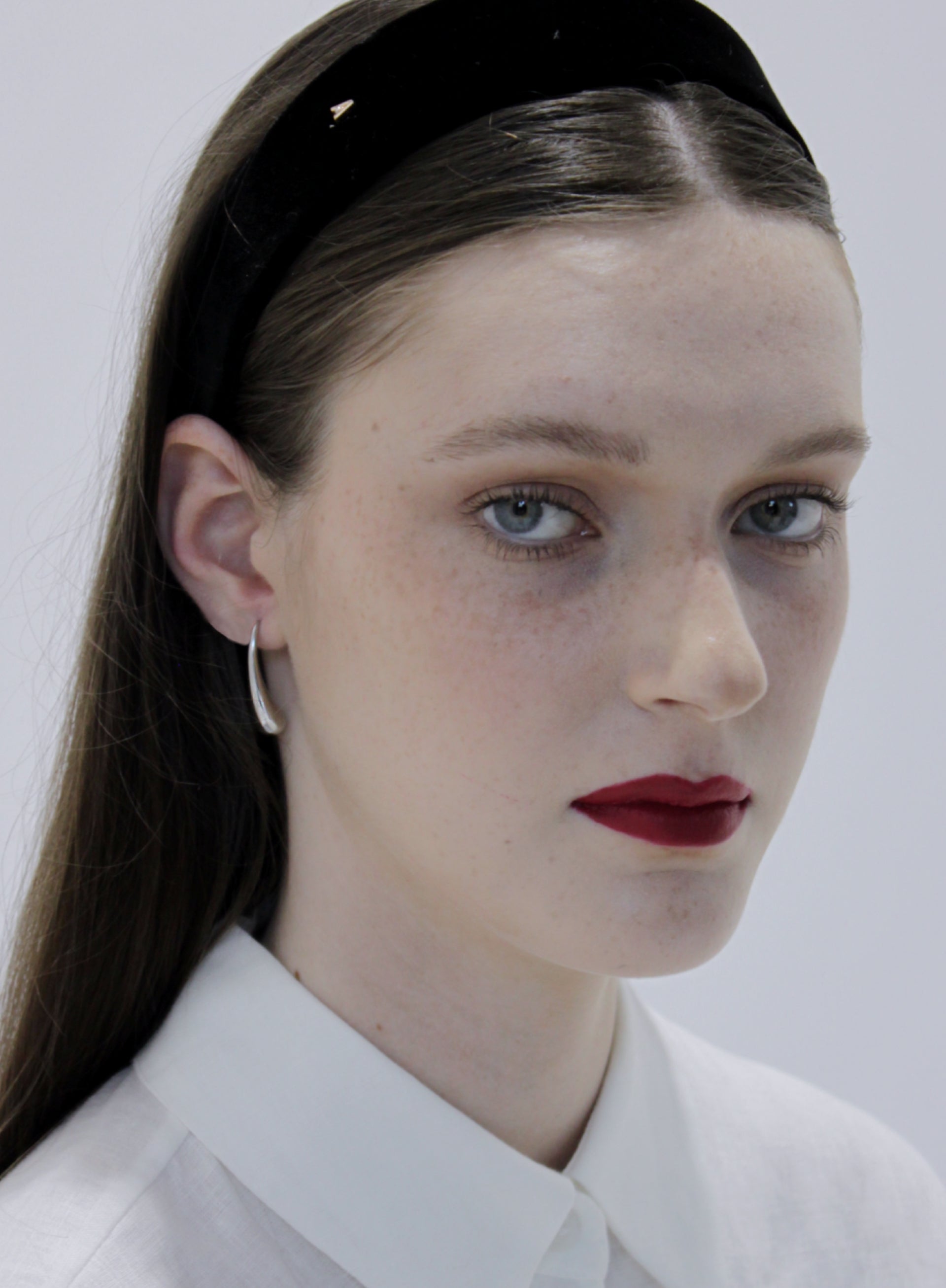 stainless steel silver earrings