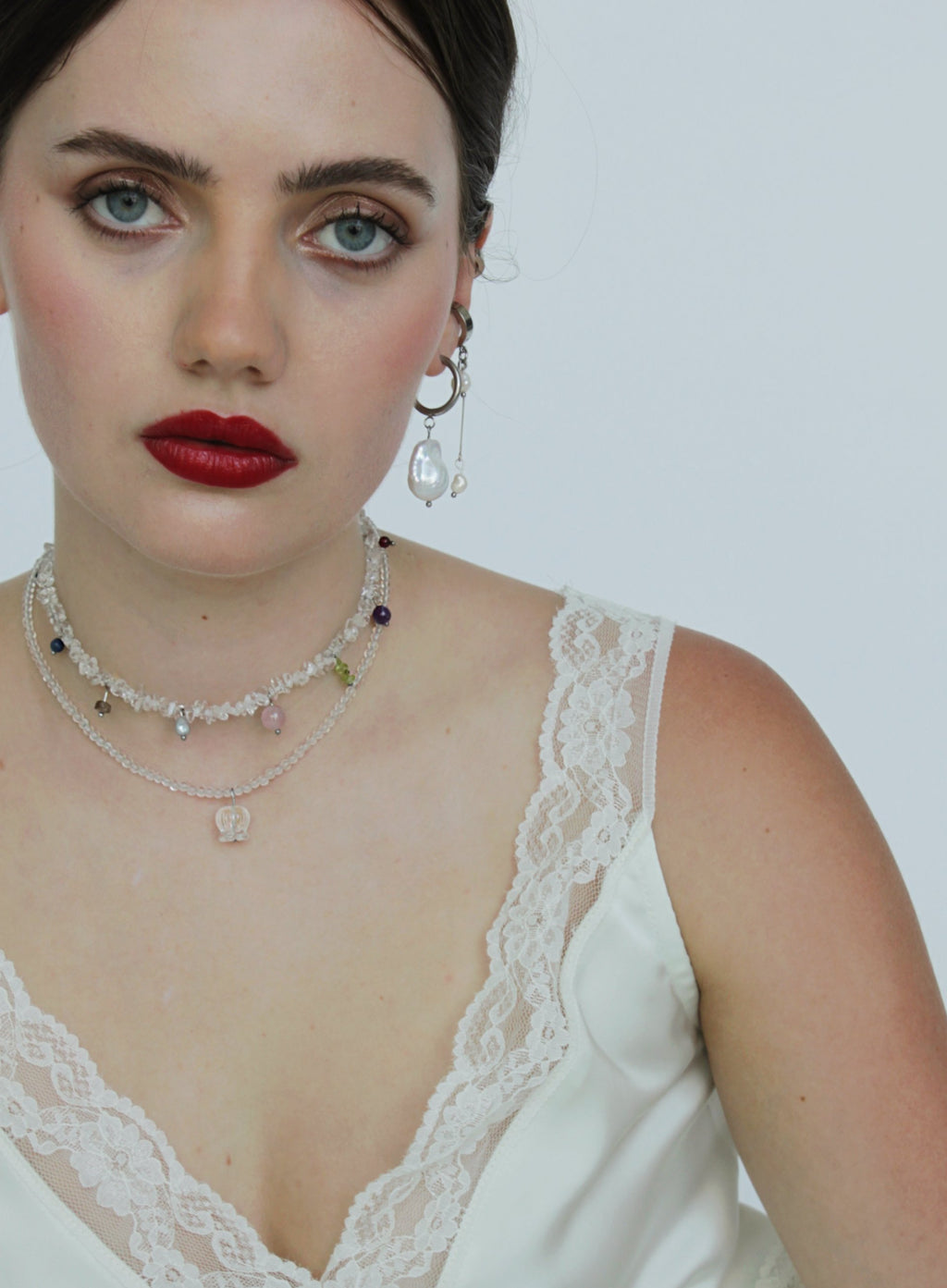 Muguet Clear Quartz Necklace