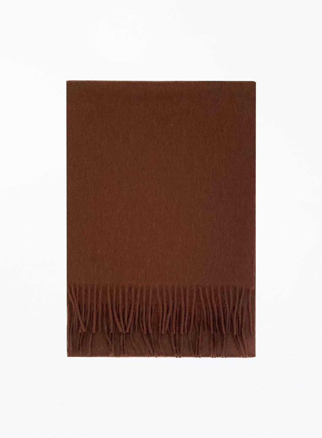 brown wool scarf