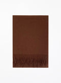 brown wool scarf