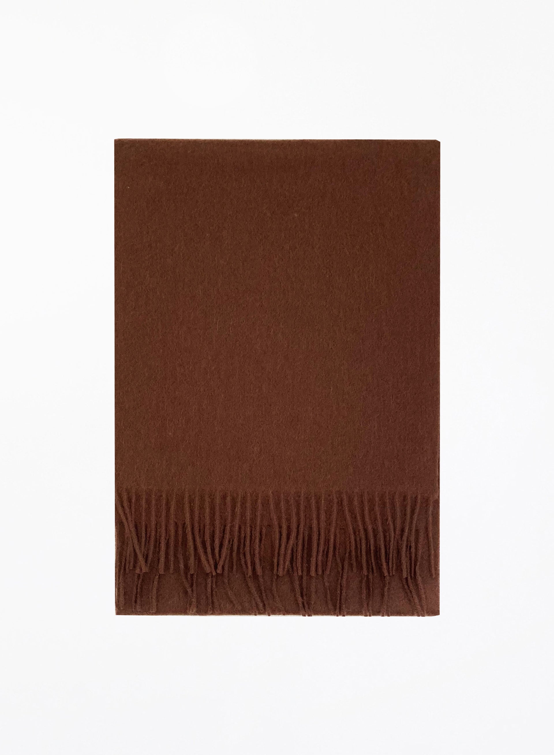 brown wool scarf
