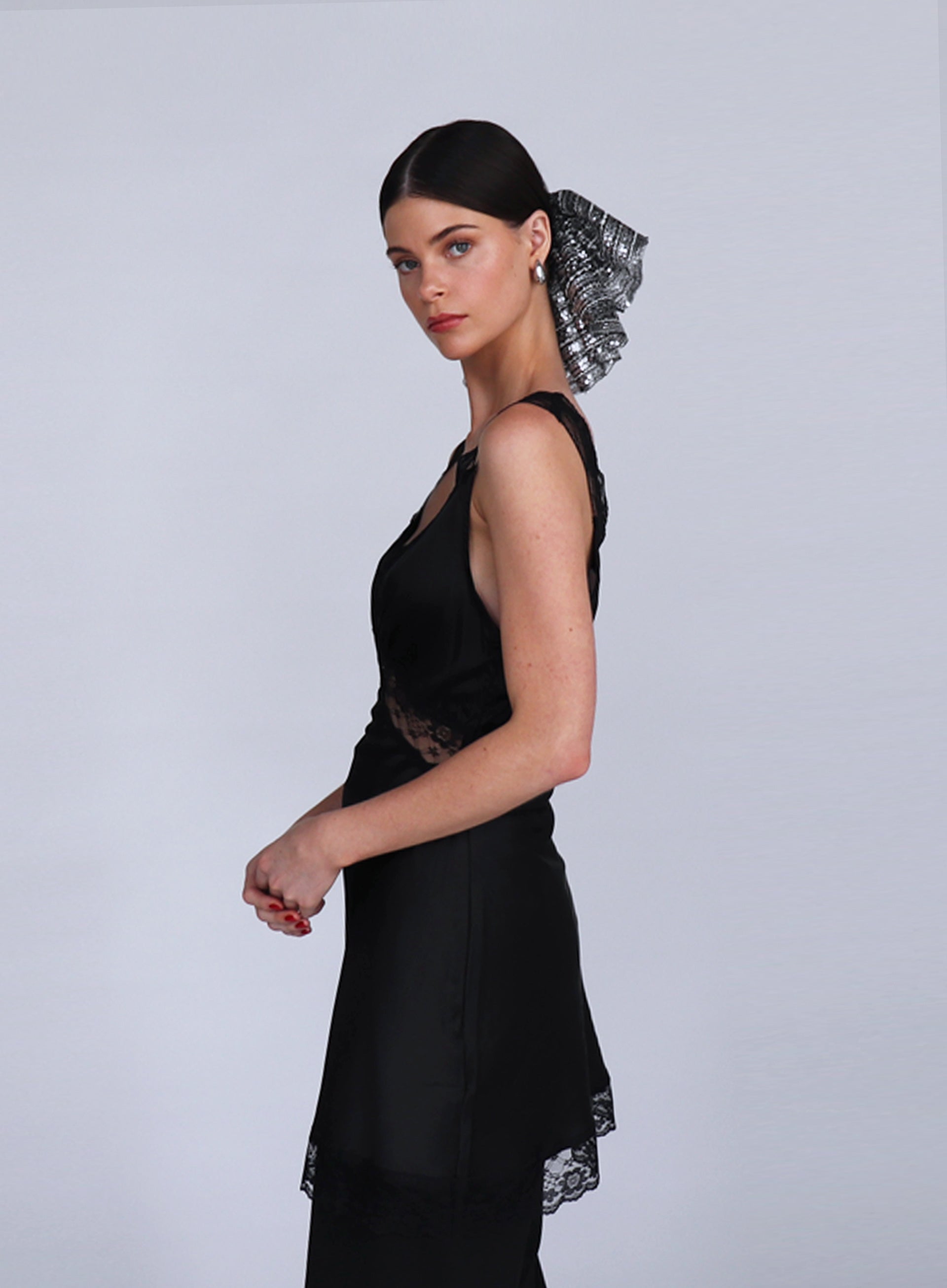 Oversized Sequin Scrunchie