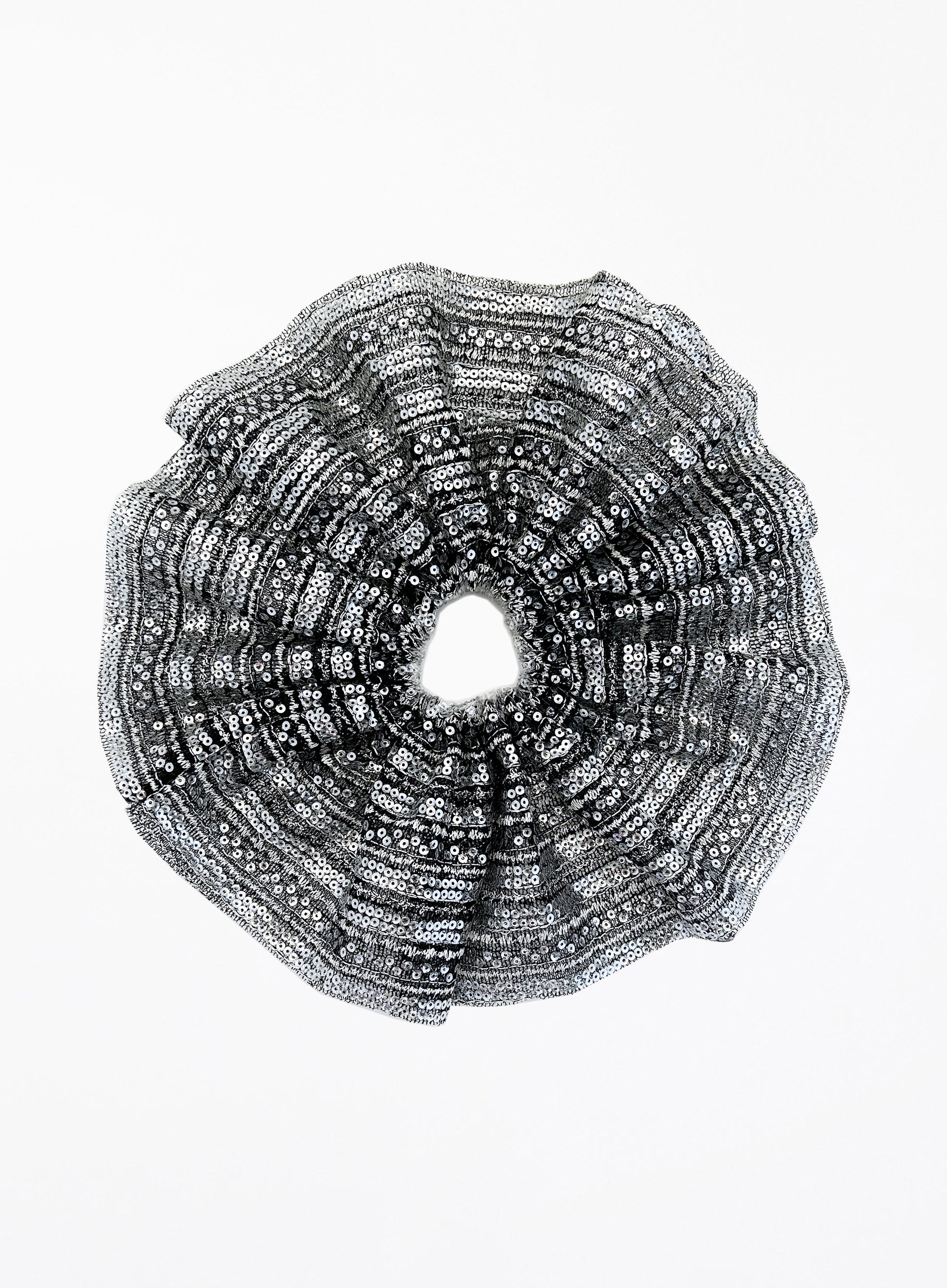 Oversized Sequin Scrunchie