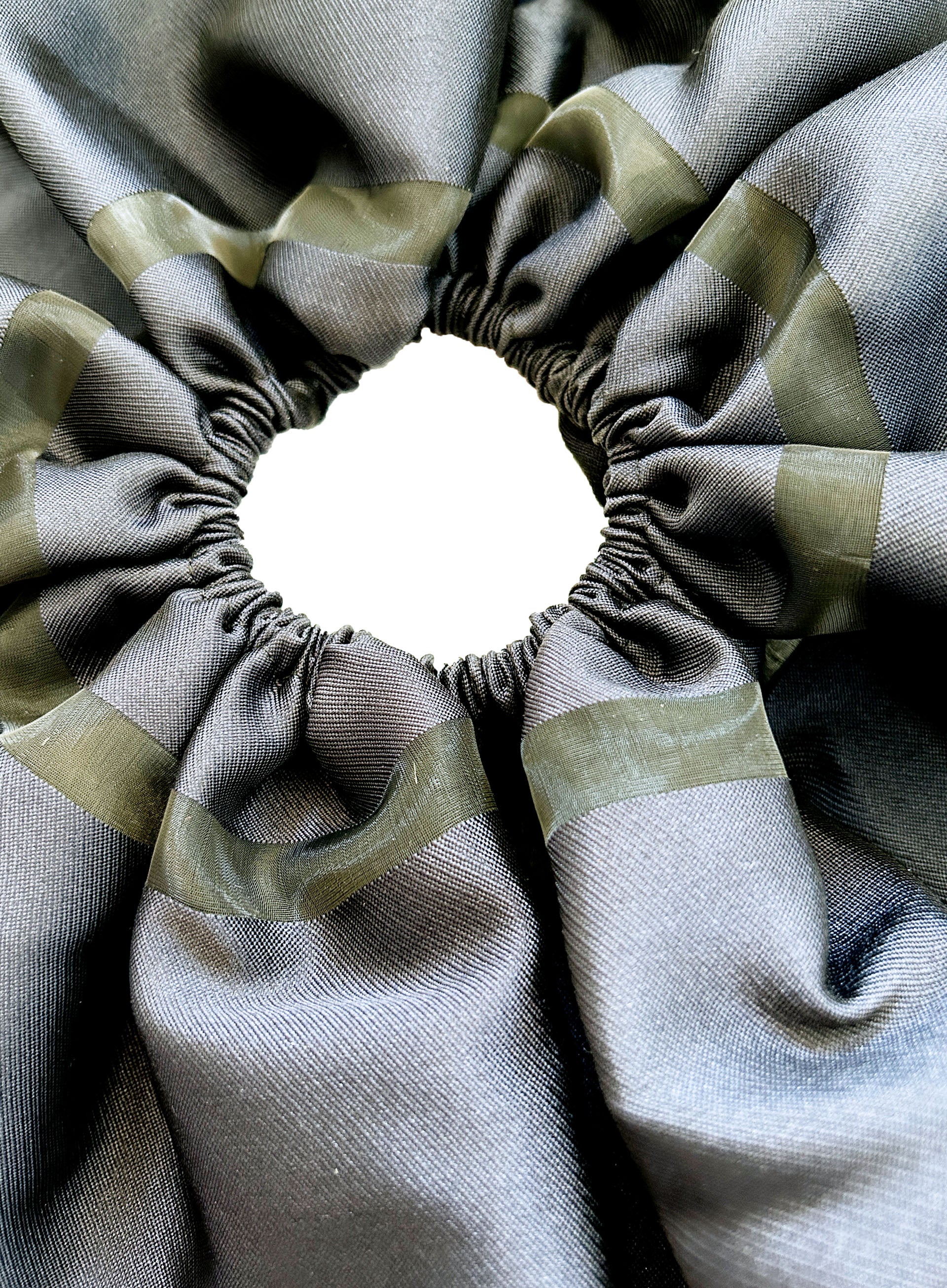 Navy Oversized Scrunchie