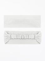 White Silk Headwrap Headband