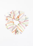 Stripe Oversized Silk Scrunchie