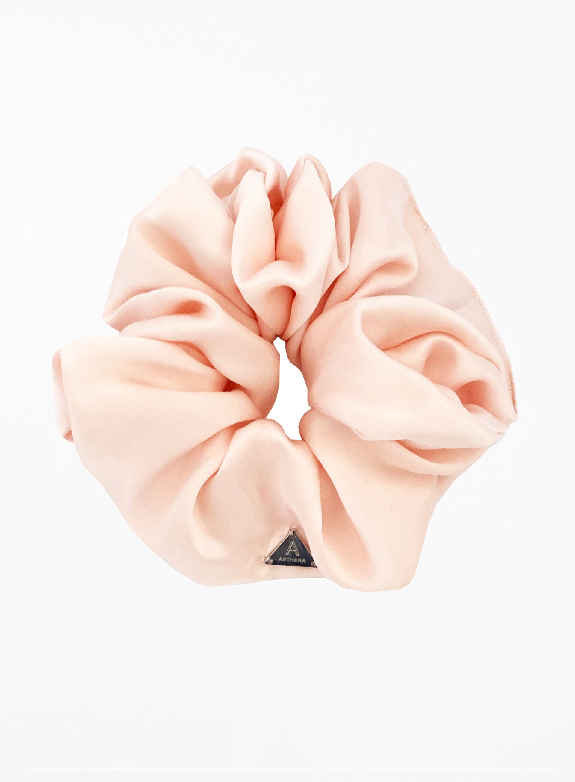 Pink Oversized Silk Scrunchie