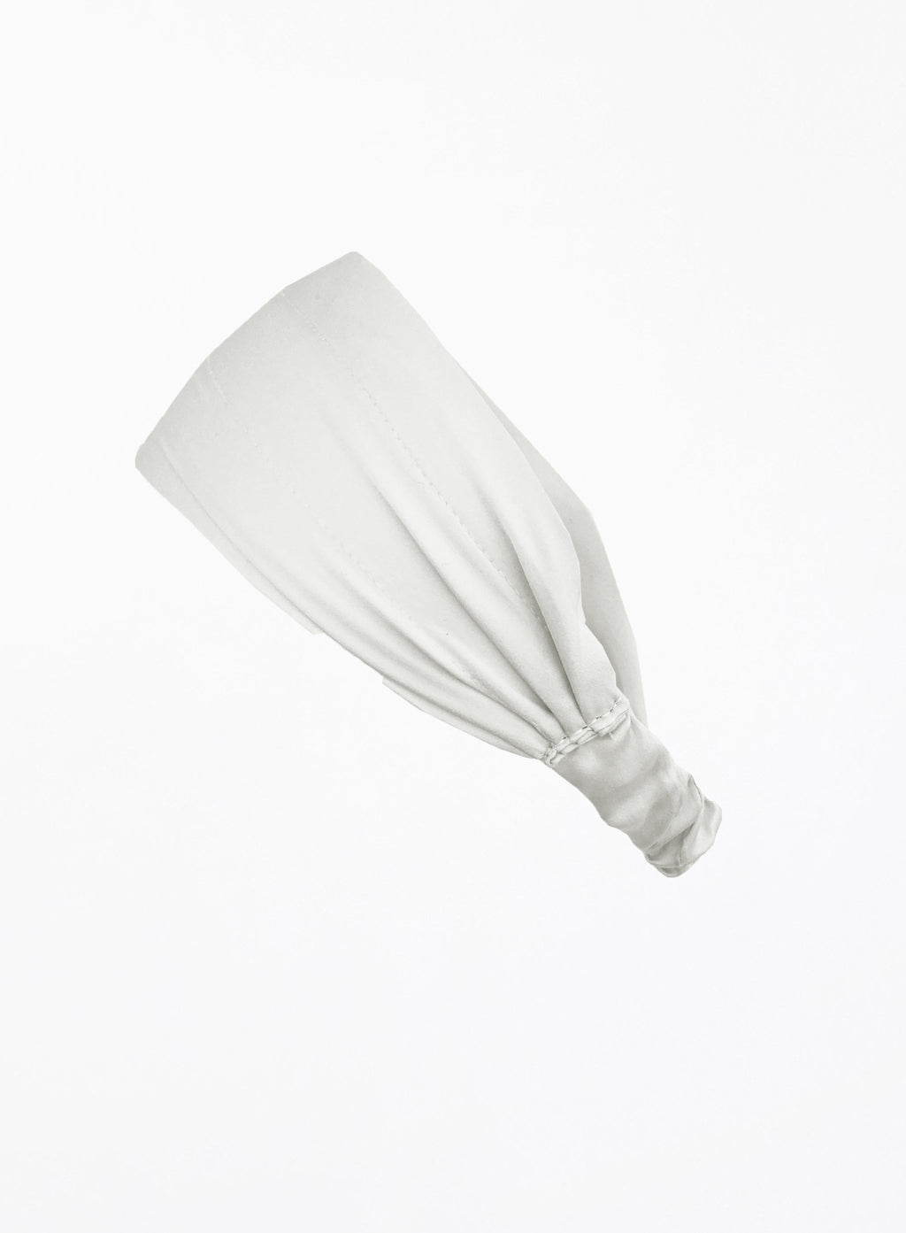 White Silk Headwrap Headband