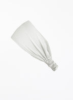 White Silk Headwrap Headband