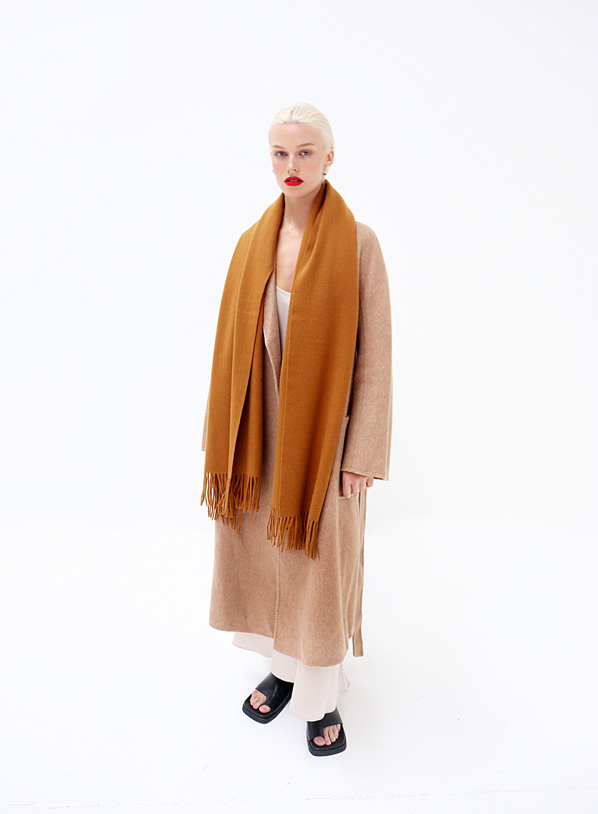 Helena Cashmere Shawl - Bronze
