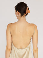 Initial Acetate Hairclaw Peach
