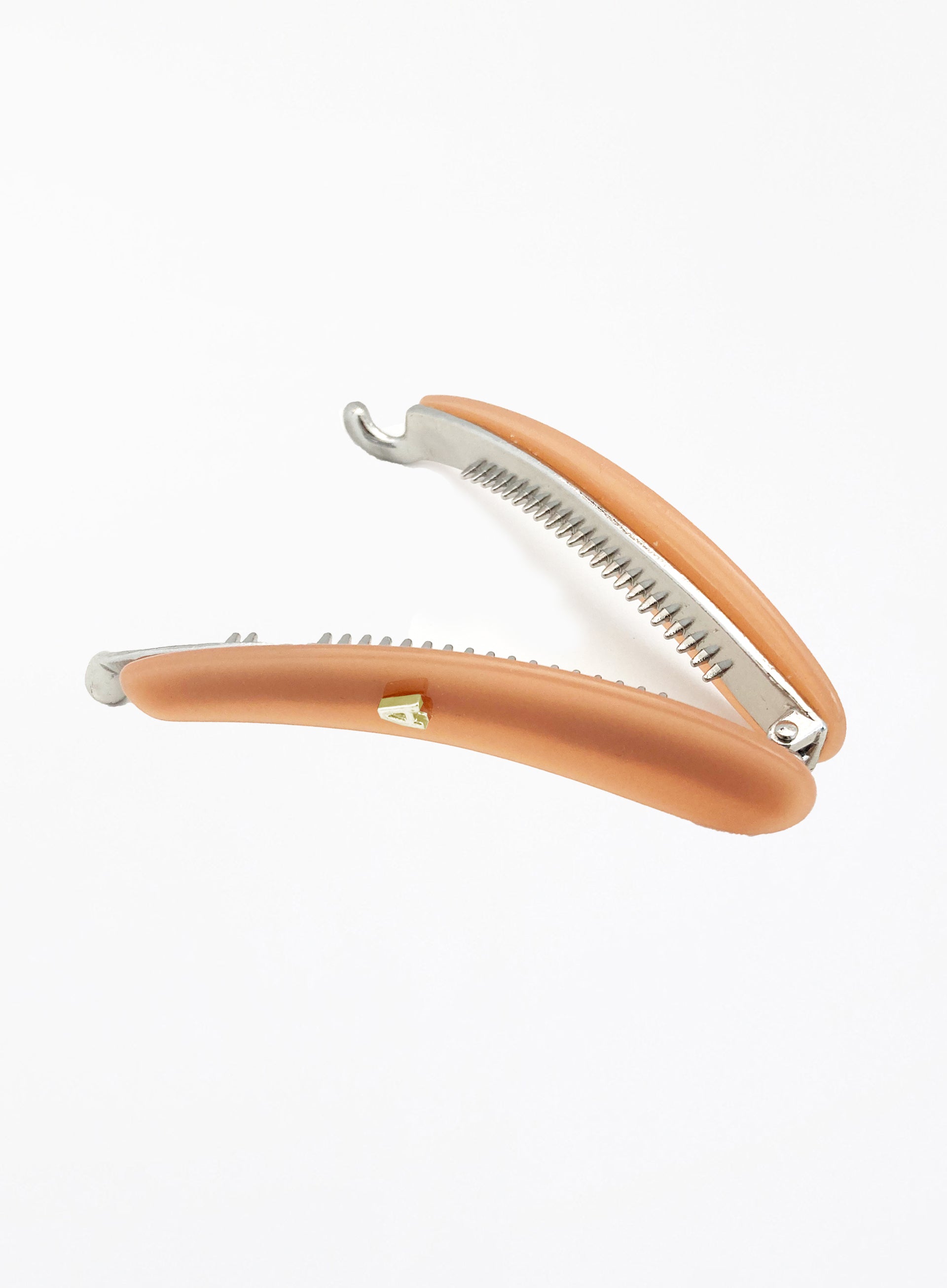 Peach Acetate Banana Hairclip 